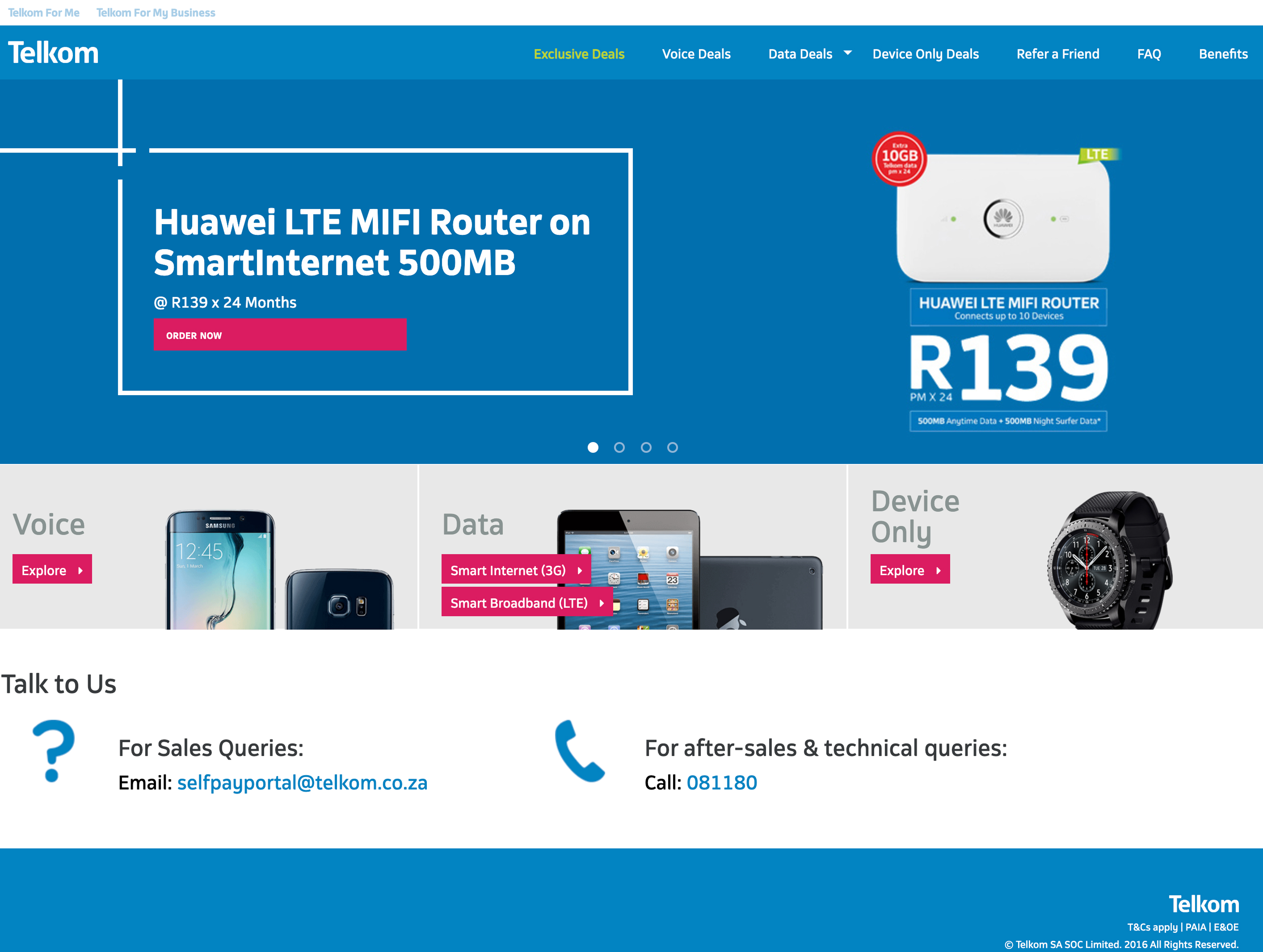 Telkom Selfpay Portal